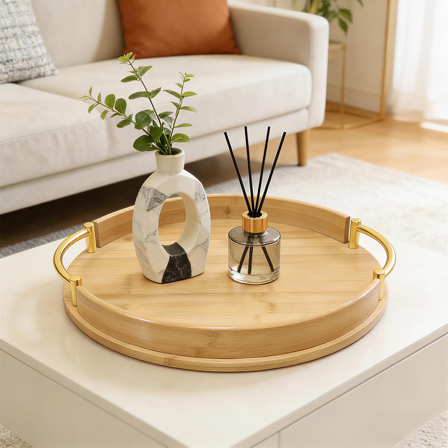 Tray‑Top Serving Coffee Table Sets