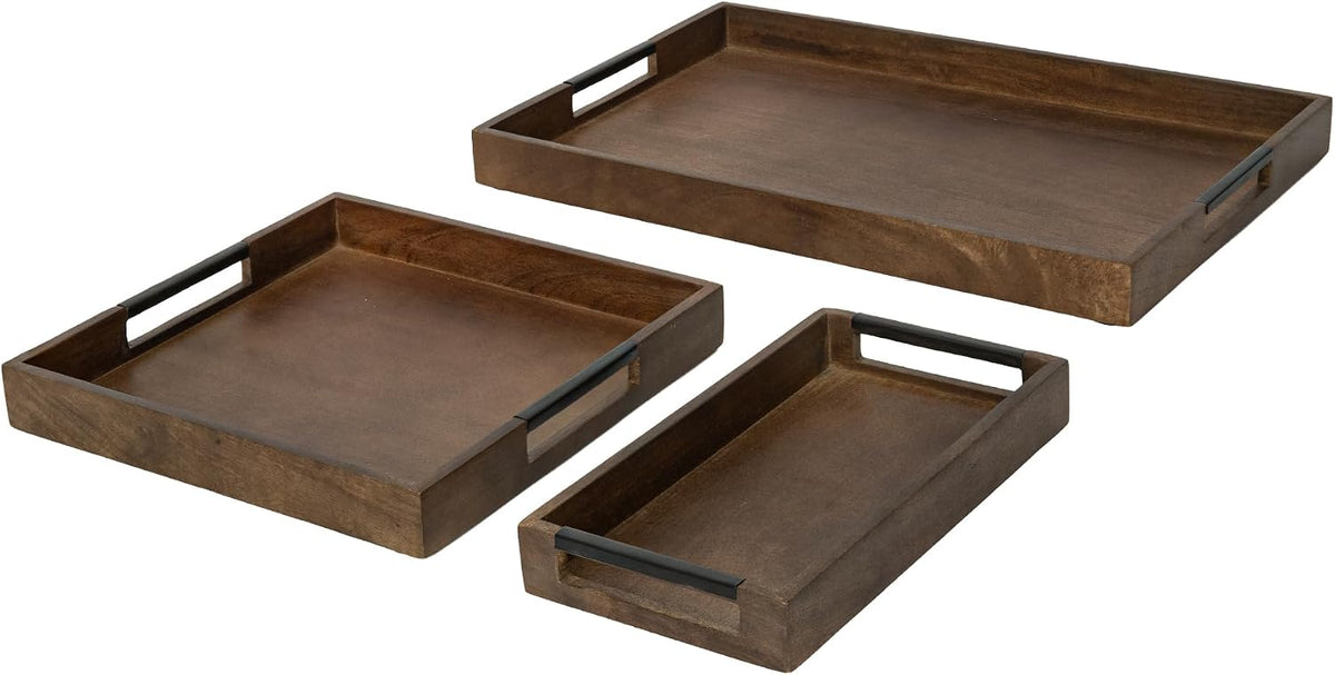 Wooden Decor Multi-Purpose Serving Trays
