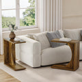 C-Shape Sofa Laptop Side End Table
