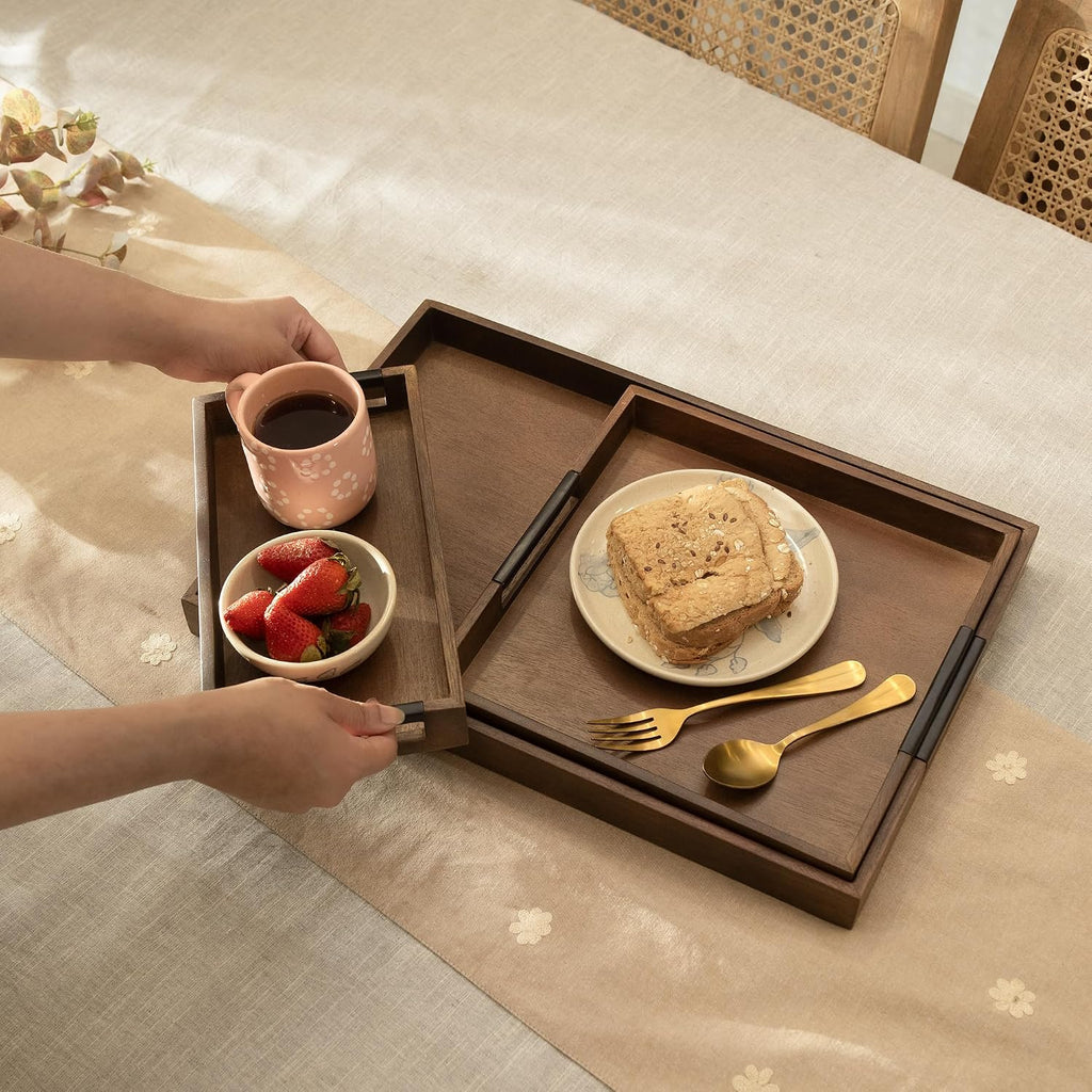 Wooden Decor Multi-Purpose Serving Trays